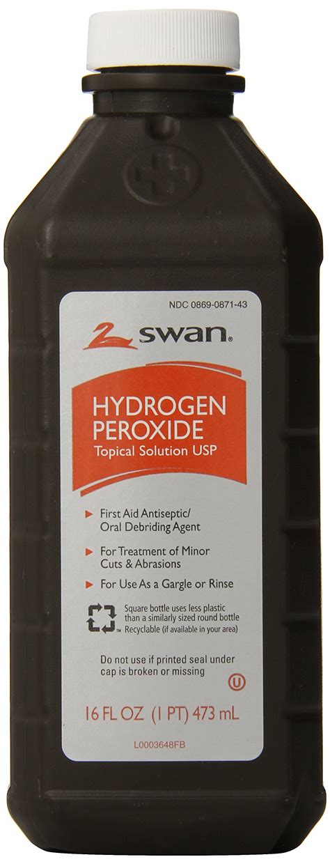 Swan Hydrogen Peroxide Antiseptic Topical Solution 16 Fluid Ounce Buy