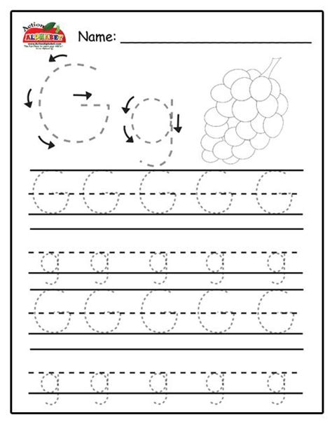 Trace Letters  Preschool Lesson Plans  Preschool worksheets, Letter g activities, Tracing letters