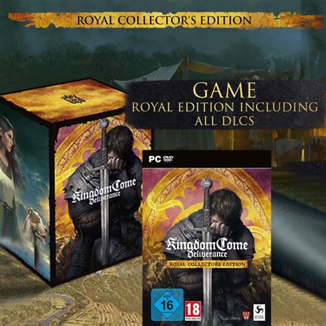 Pc Kingdom Come Deliverance Royal Collectors Uncut Edition Pegi
