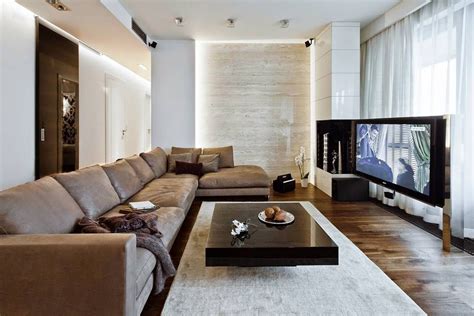 Minimalist modern sleek living room | Minimalist living room
