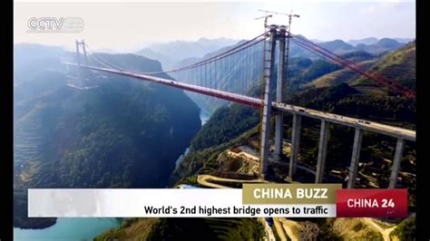 Worlds Second Highest Bridge Opens To Traffic Youtube