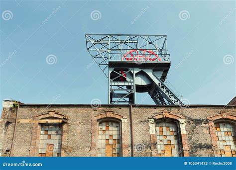 Katowice In Silesia Industrial Landscape The Old Mineshaft Stock
