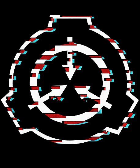 Thousands of articles, available offline. "SCP Foundation symbol glitch" Poster by Rebellion-10 ...