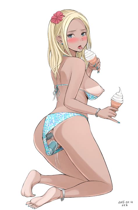 Anime Blonde Bikini Porn