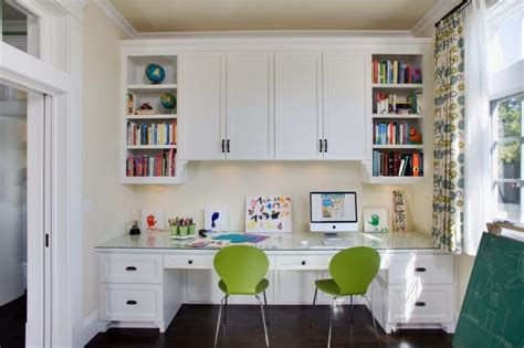 If your bare walls are staring at you, take a look at these 100 dorm room decorating ideas to help inspire. trendy-study-room-ideas-kids-traditional-with-shared-desk ...