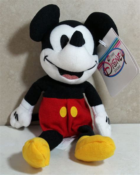 Disney Mini Bean Bag Plush Mickey Mouse 30s Look Ebay