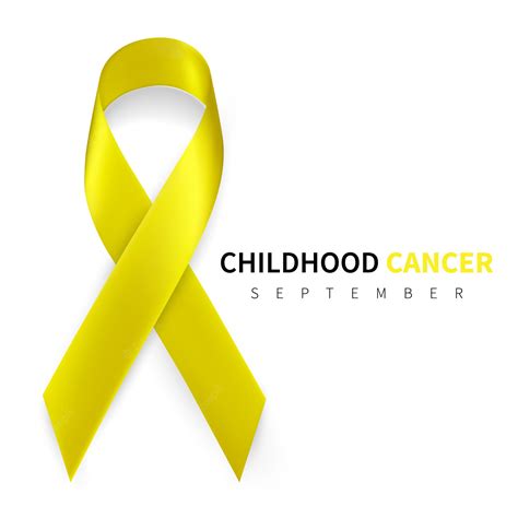 Premium Vector Childhood Cancer Awareness Month Realistic Gold