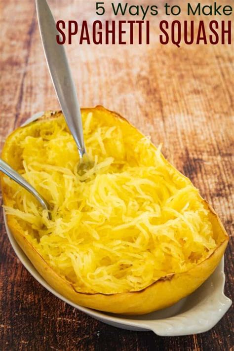 5 Best Ways To Cook Spaghetti Squash Cupcakes And Kale Chips