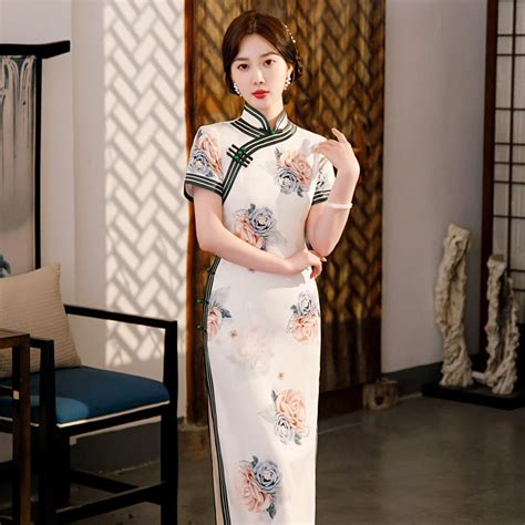 50 cheongsam qipao retro women s chinese dress newhanfu