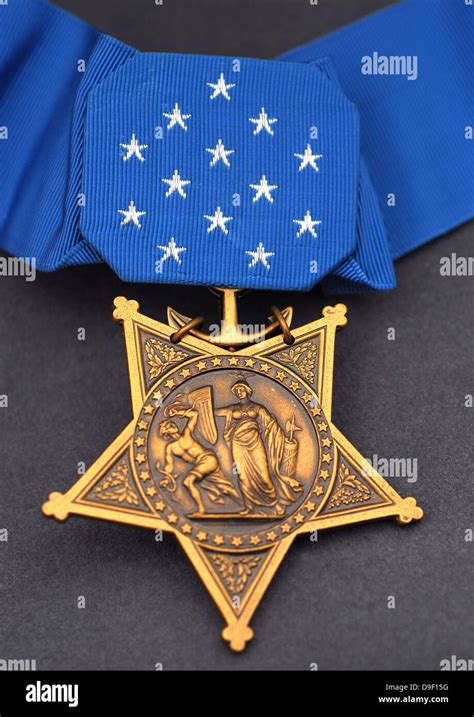 Close Up Of The Medal Of Honor Awarded To Navy Seals The Highest