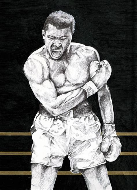 The Greatest Mohamed Ali Drawing By Dany Caraty Saatchi Art
