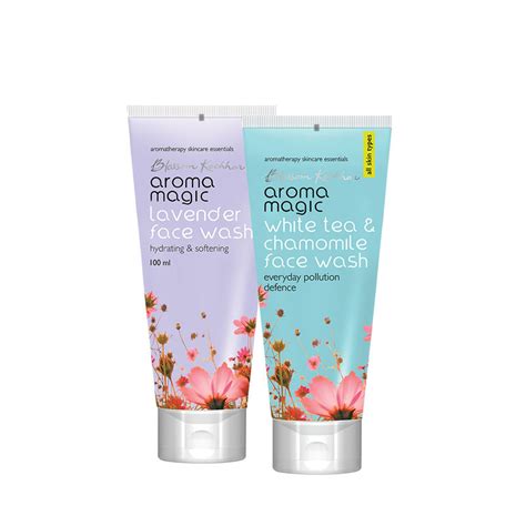 Buy Aroma Magic White Tea Chamomile And Lavender Face Wash Combo For Dry