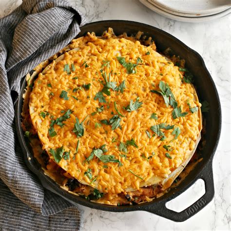 hungry couple shredded chicken tortilla pie