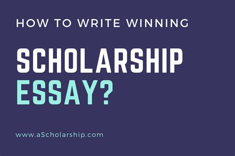 Tips For Writing A Winning Scholarship Essay Write An Essay Like A Pro A Scholarship