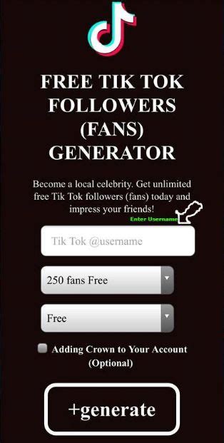 Earning a following that big requires a lot of work. @TikTok@ Fans and Followers Generator | Free TikTok ...