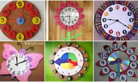 Diy Simple Clock Crafts To Tell Kids Time Kids Art And Craft
