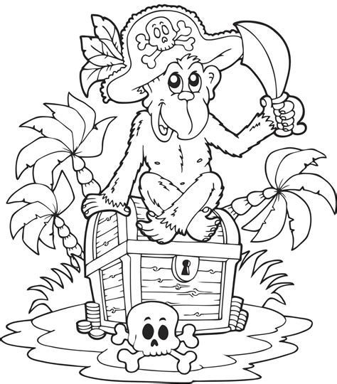 Pirate Coloring Pages Printable