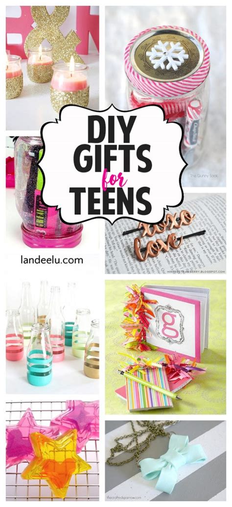 One of these thoughtful and unique gifts, that's what. DIY Gift Ideas for Teens - landeelu.com