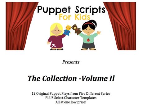 Puppet Scripts For Kids The Collection Volume Ii Etsy