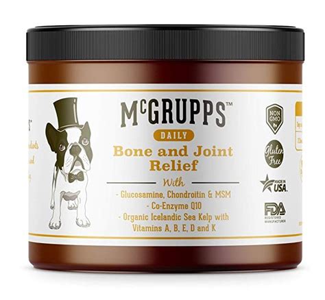 Glucosamine sulfate is extracted from chitin, a note: Amazon.com : Mcgrupps Daily Bone & Joint Chews for Dogs ...
