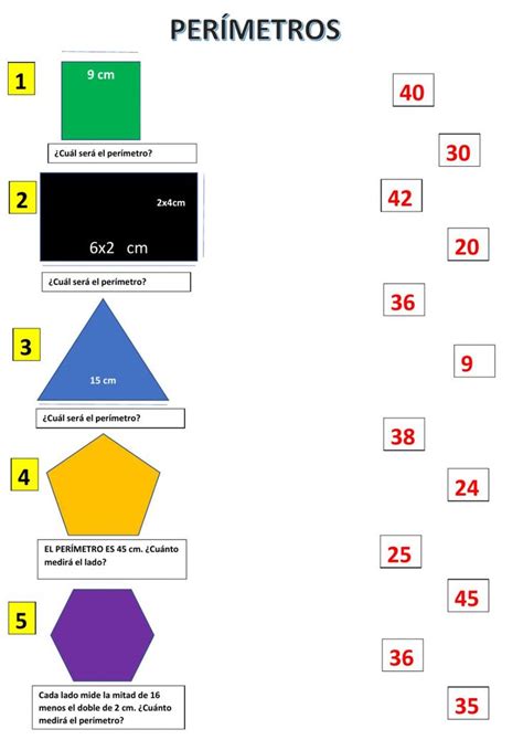 A Number Of Different Shapes And Sizes Are Shown In The Diagram Below