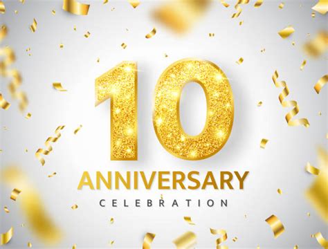 10th Anniversary Illustrations Royalty Free Vector Graphics And Clip Art