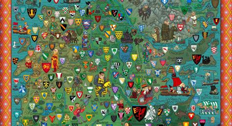 Dort wo england und schottland aufeinandertreffen, ist das land etwas schmaler geworden, und london liegt jetzt am meer. Freakin' Incredible Map of Westeros from 'Game of Thrones ...