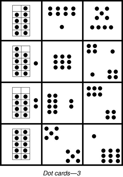 Free Printable Number Cards With Dots Free Printable Templates