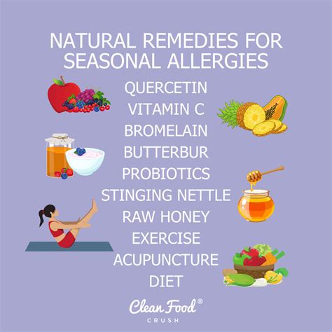 Relieve Seasonal Allergies With These Natural Remedies Clean Food Crush