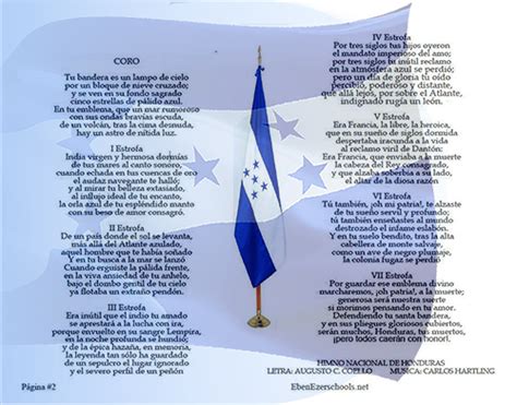 Himno Nacional De Honduras Imagen