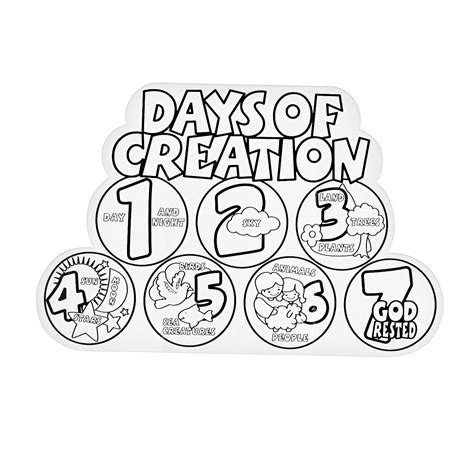 Free creation coloring pages for preschoolers. Oriental Trading | Creation coloring pages, Sunday school ...