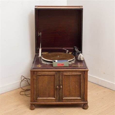 Garrard Radio Gram Unit Pathefoon In A Wood Cabinet Catawiki