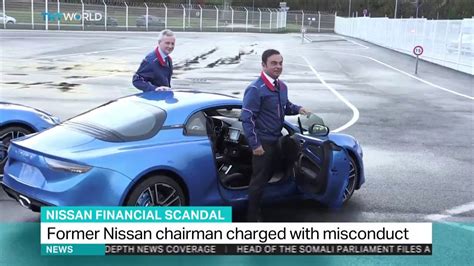 Former Nissan Chairman Charged With Misconduct In Tokyo Youtube