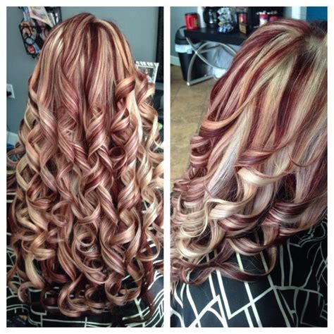 In any case, the cut and color mix has been around for quite a long time, and time is just demonstrating exactly how notorious the style can be. burgundy and blonde hairstyle - Google Search | hairstyles ...