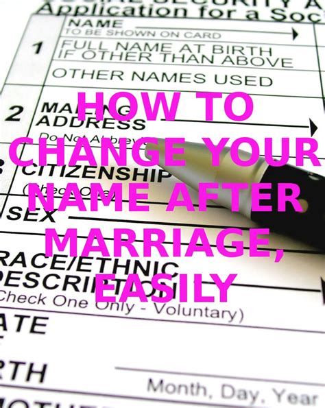 How To Change Your Name After Marriage Easily After Marriage