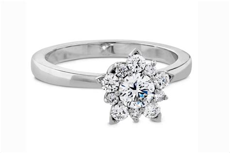Hearts on fire is the world's most perfectly cut diamond. "Aerial Cluster" Ring by Hearts On Fire