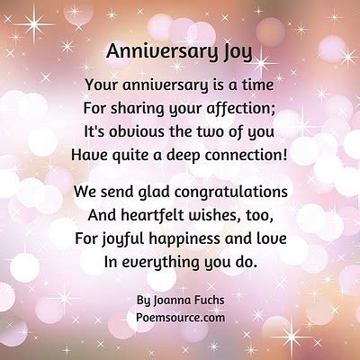 It is the best way to learn something new about your partner.celebrate your anniversary by playing a quiz and know things that are beyond likes, dislikes, tastes, and preferences. Anniversary Poems: Show You Remember and Care