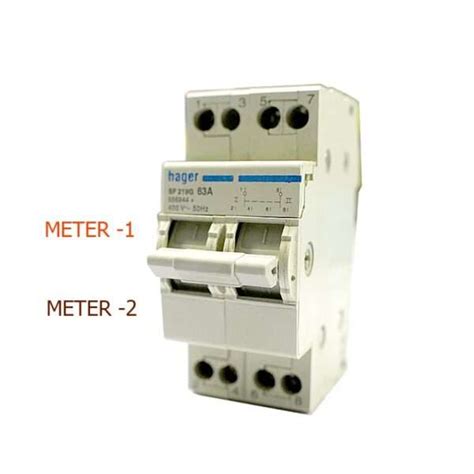 Hager 220v 63a Single Phase Double Pole Changeover Switch In Pakistan