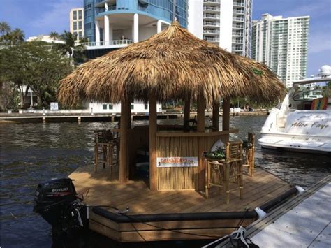 this floating tiki bar is your one way ticket to margaritaville alt driver