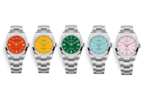 Rolex Releases Five New Pastel Colors For The 36mm Rolex Oyster