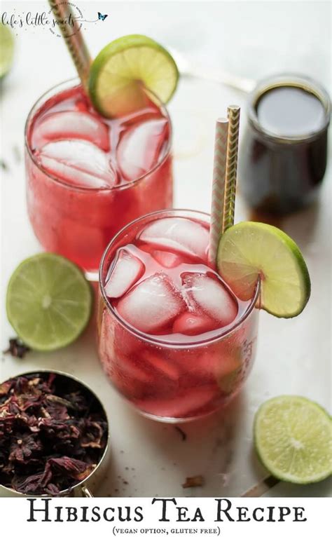 Toss them in salads for taste and color, or eat them with fruits and cheeses. Hibiscus Tea - Dried Hibiscus Flowers, Water, Lime