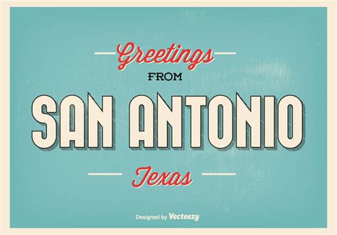 Once you're ready to place your order, you can do it online or call us for help. San Antonio Texas Greeting Illustration - Download Free ...