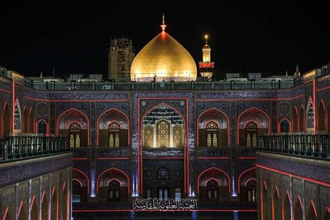 Imam Ali Holy Shrine Lights Up Its Largest Courtyard For The First Time