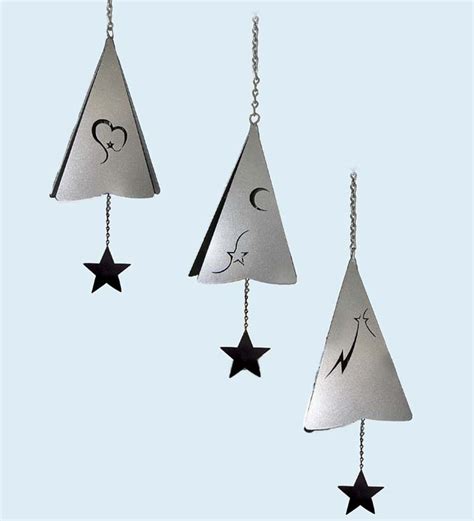 Memorabell Recycled Steel Wind Bell Wind Chimes Garden Décor By