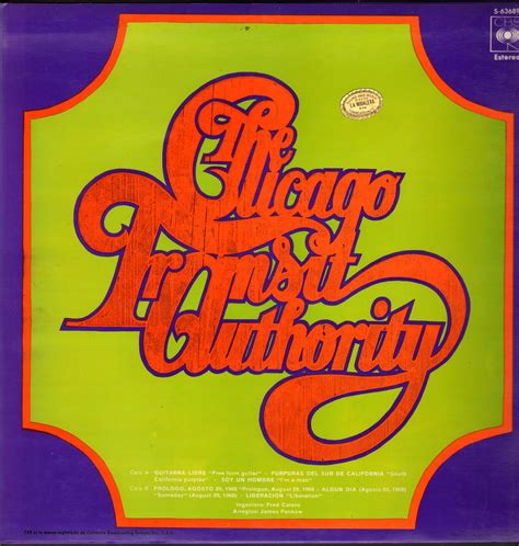 Chicago Transit Authority Original Spanish Stereo Issue All