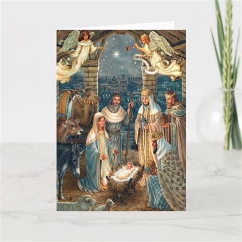 Religious Christmas Cards Nativity 1