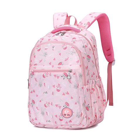 New Large Schoolbag Cute Student School Backpack Printed Waterproof