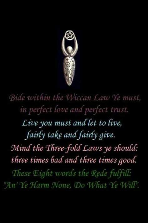 Wiccan Wisdom Quotes Quotesgram