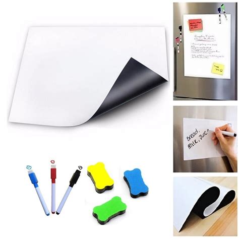 Flexible Magnetic Whiteboard For Fridge Magnets White Board Marker
