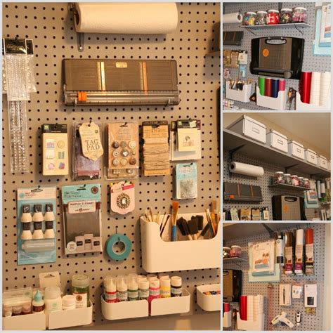 This 6ft x 4ft pegboard is now a haven for storing this hometalker's essential crafting tools. pegboard ideas for garage pegboard ideas for kitchen ...
